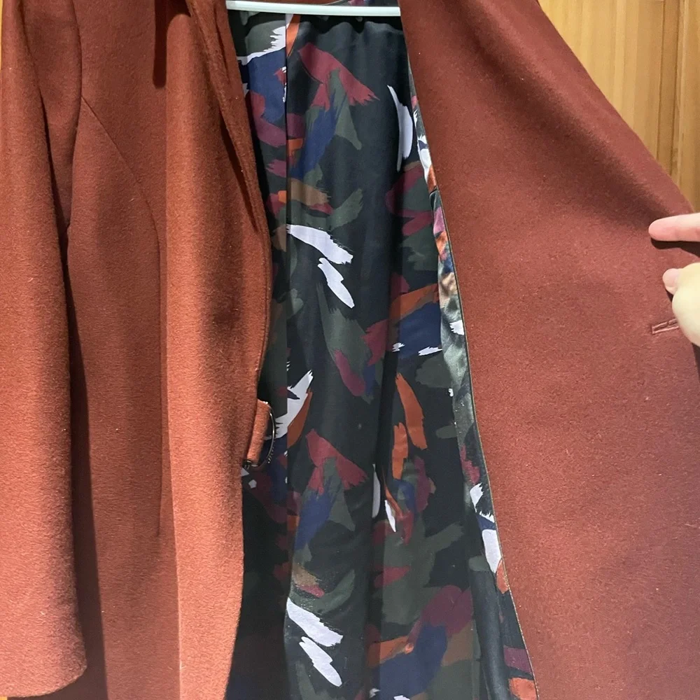 Ted Baker Dezpina Long Belted Wrap Over Coat - Picture 7 of 7
